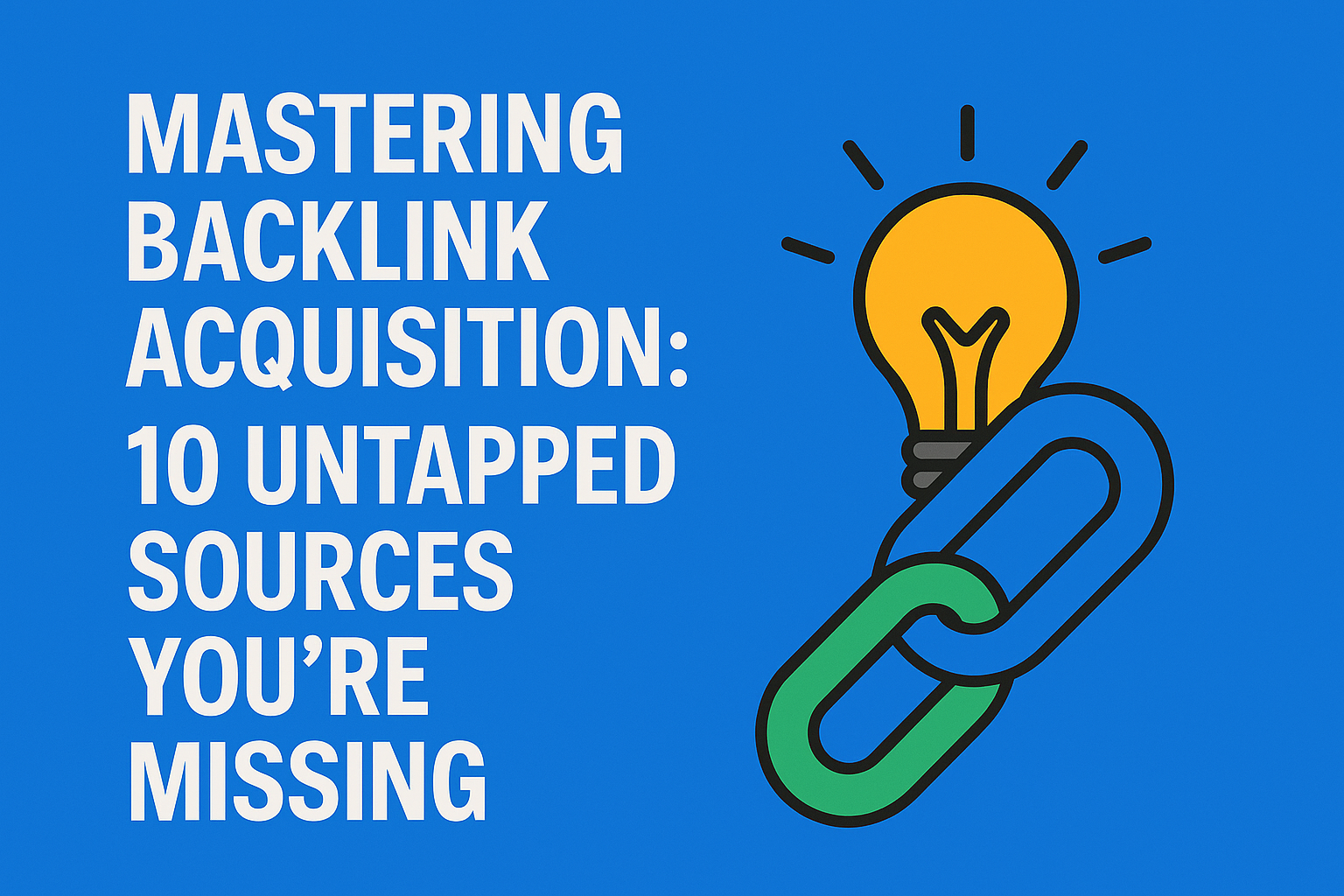 Mastering Backlink Acquisition: 10 Untapped Sources You’re Missing 2 Backlink