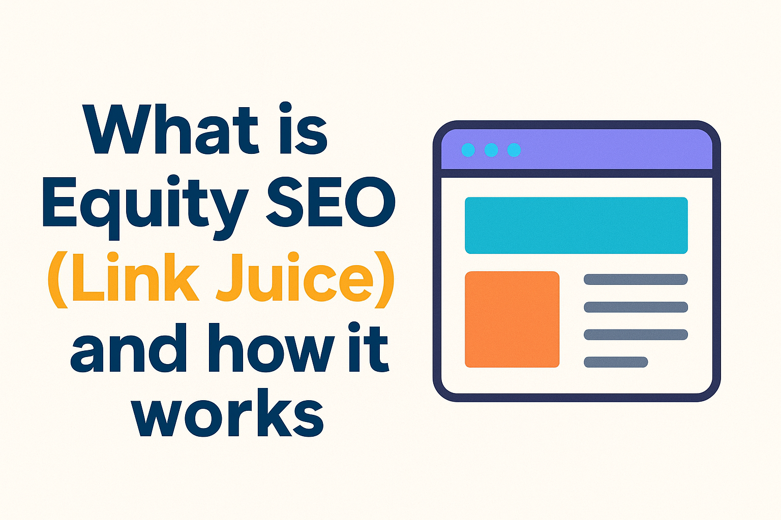 What is equity SEO (link juice)?