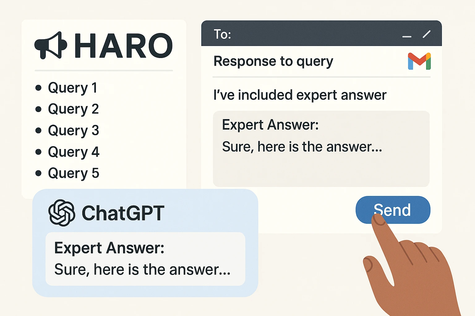 How to Build 1,000+ Free Backlinks with ChatGPT (2025 AI SEO Strategy) 12 HARO Outreach Method